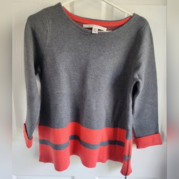 Max Studio Wool Blend A'line Style Sweater Retro style Sz Medium - Picture 1 of 7